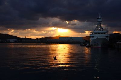 Reflection of clouds in water