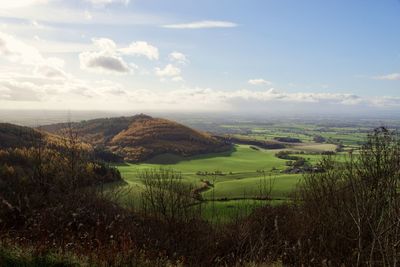 Scenic view of landscape against sky