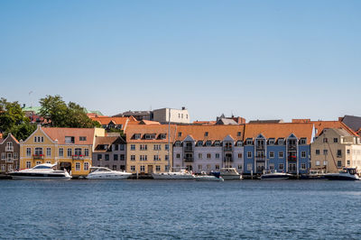 Boats at sønderborg harbor, denmark