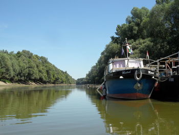 Boats in sea