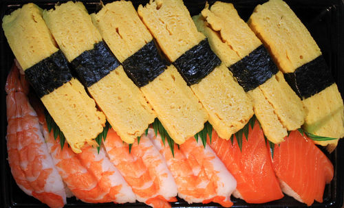 Close-up of chopped fruits in plate