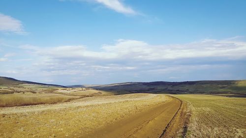 Landscape against sky