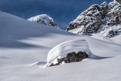 Winter mountain landscape