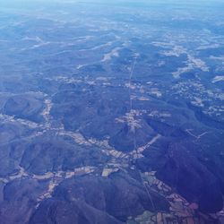 Aerial view of landscape