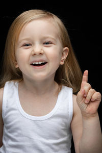 Portrait of smiling boy