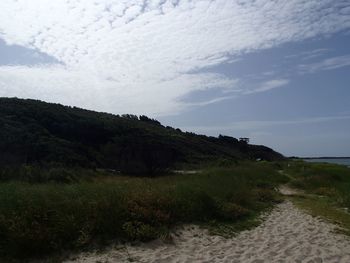 Scenic view of landscape against sky