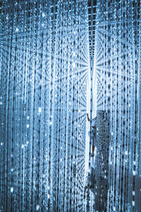 Full frame shot of curtain in forest