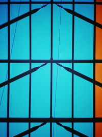 Low angle view of metal structure