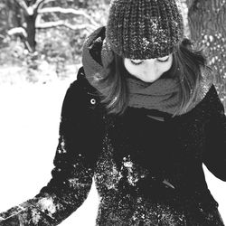 Portrait of young woman