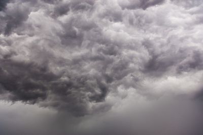 Low angle view of clouds in sky