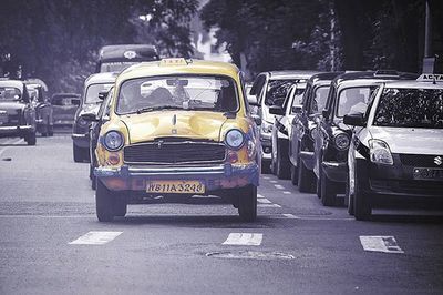 Car on road