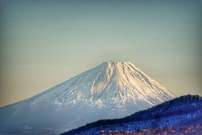 Panoramic view of mountain against sky