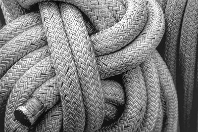 Full frame shot of ropes