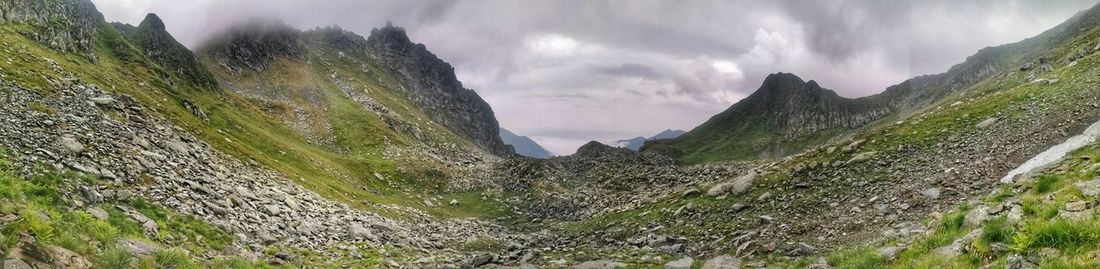 Panoramic view of landscape against sky