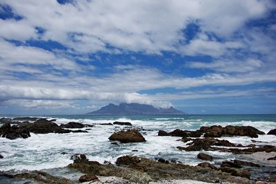 Cape town in the distance