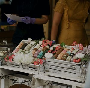 Full frame shot of food for sale in store