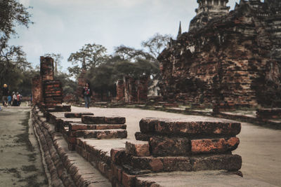 View of temple against sky