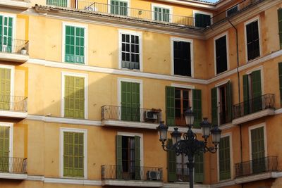 Low angle view of residential building