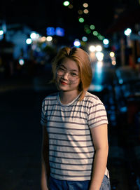 Portrait of a smiling young woman