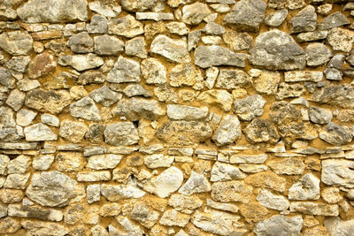 Full frame shot of stone wall