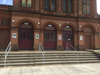 Entrance of building