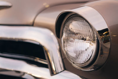 Close-up of vintage car