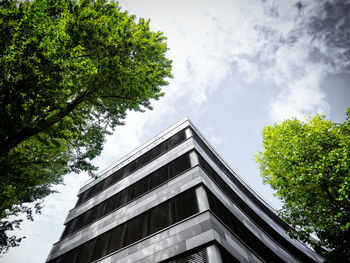 Low angle view of building against sky