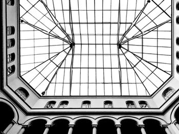 Low angle view of ceiling