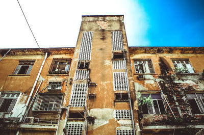 Low angle view of building against sky