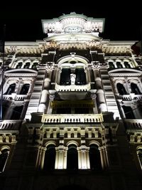 Low angle view of historical building