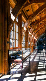 Interior of abandoned building