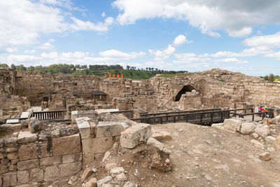 Old ruins against sky