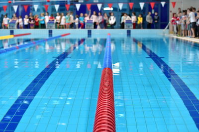 Close-up of swimming pool