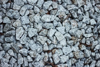 Full frame shot of stones