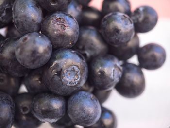 Full frame shot of blueberries