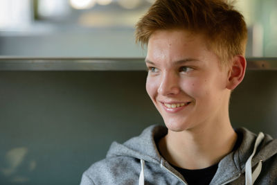 Portrait of smiling boy