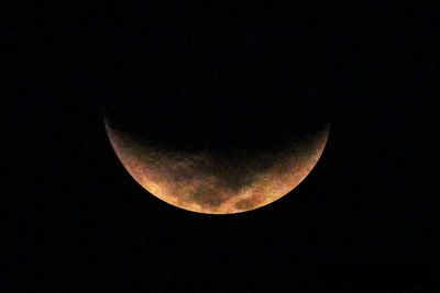 Scenic view of moon at night