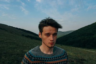 Portrait of young woman