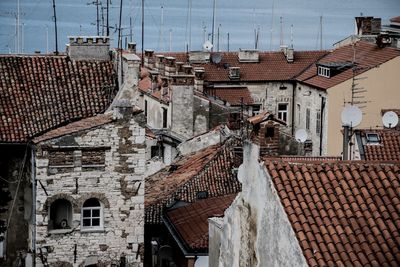 Houses against sky