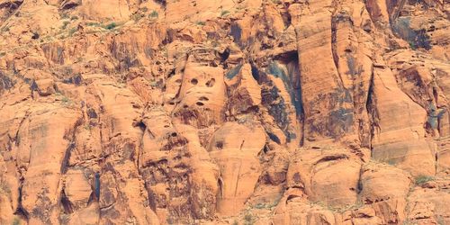 Panoramic view of rock formation