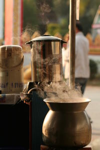 Close-up view of kitchen