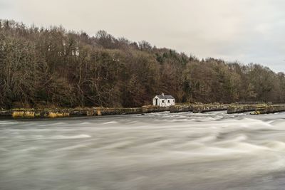 Scenic view of river against sky