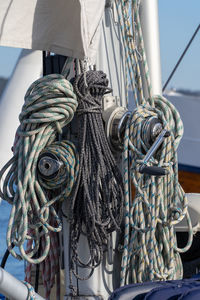 Close-up of ropes