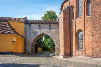 View of historic building against sky