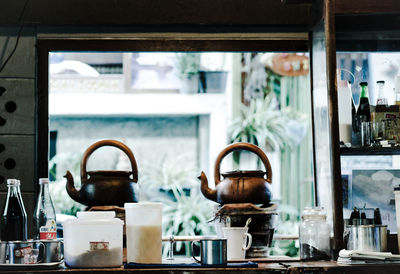 Interior of restaurant