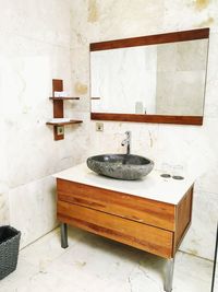 View of bathroom at home