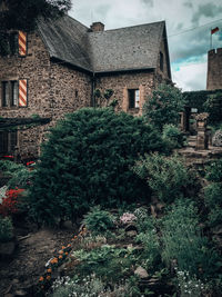 View of old building against sky