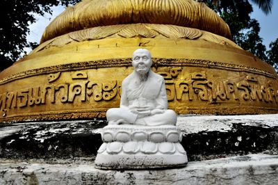 Low angle view of statue