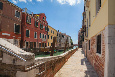 Street amidst buildings in town