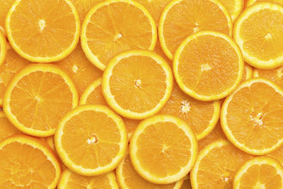 Full frame shot of oranges